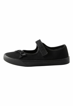 Next, STANDARD FIT (F) FIT - SCHOOL BOW PLIMSOLL SHOES FIT (F) - Baby shoes - black