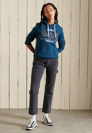 Hoodie - blue bottle