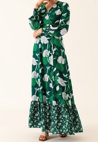 IVY OAK Maxi šaty - dark green