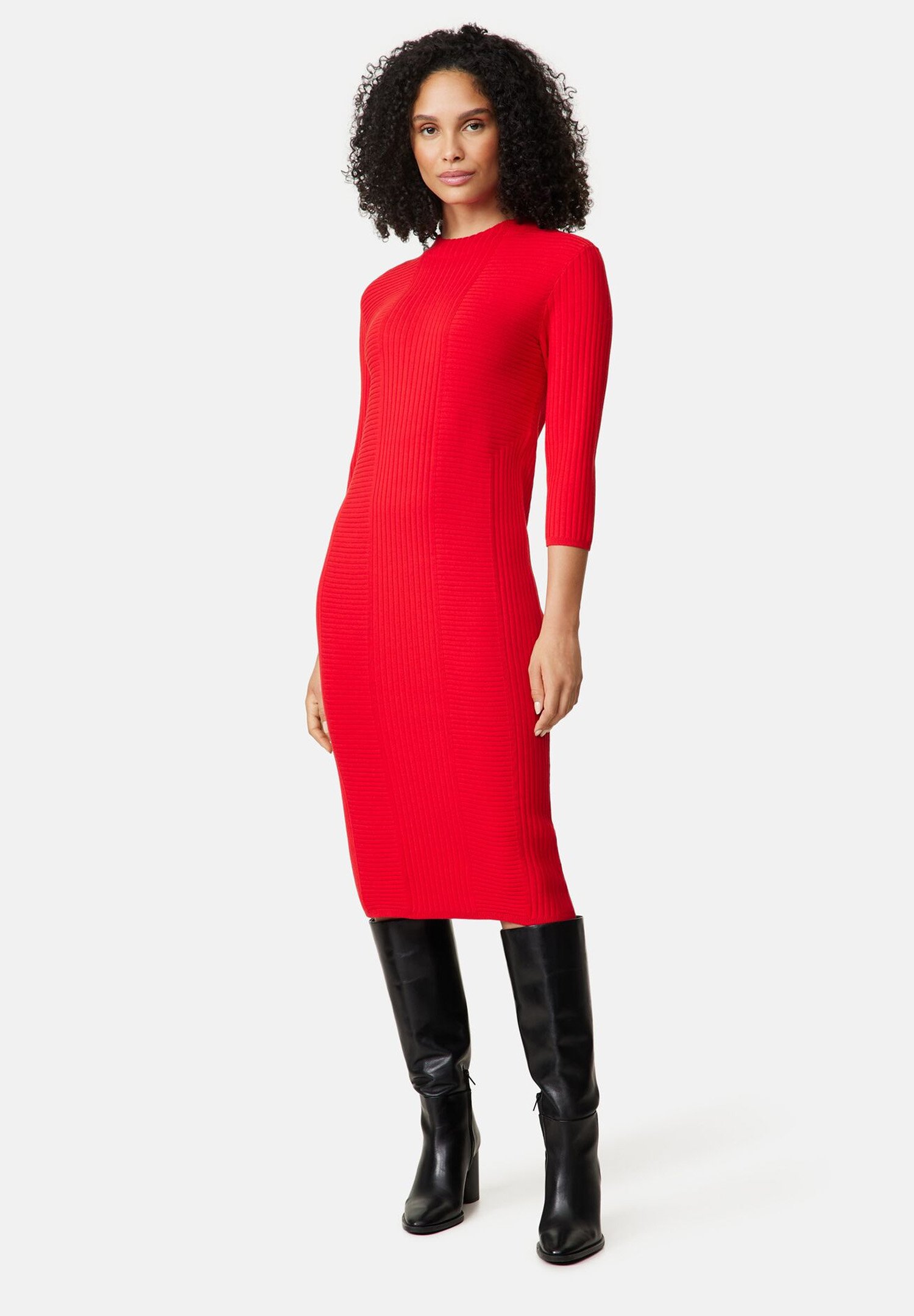 gerry weber red dress GERRY WEBER, Figure Defining Sheath Dress, Red