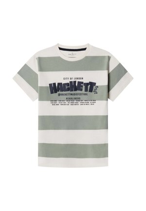 FESTIVAL STRIPE TEE - Camiseta estampada - sage green