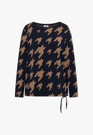 Cecil, LANGARM SHIRT MIT BOAT NECK UND PRINT - Langærmet T-shirt - urban dark blue