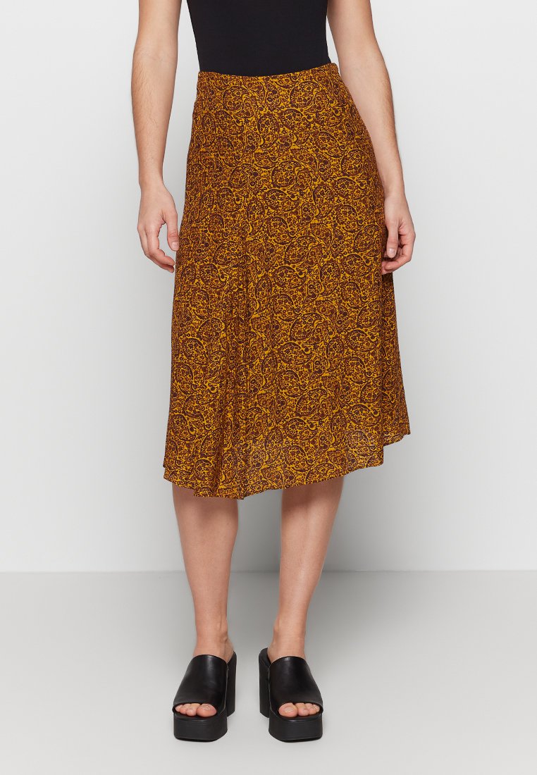 Vanessa Bruno A-lijn rok bruin Vanessa Bruno A-lijn rok bruin