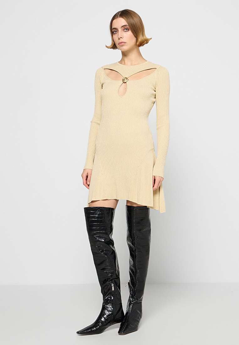 Just Cavalli Gebreide jurk zandkleur