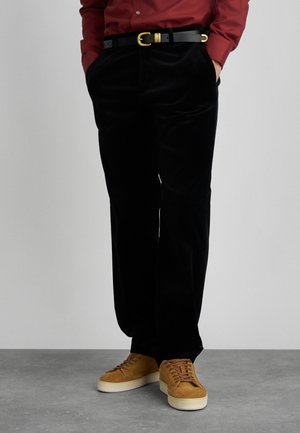 TENSE - Auduma bikses - black