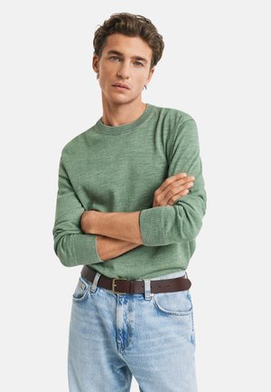 SUNFADED C-NECK - Pullover - kalamata green