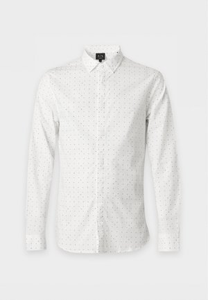 Armani Exchange, AX ALL OVER SHIRT SLIM FIT - Риза - off white