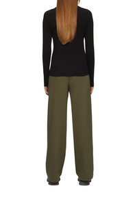 s.Oliver MIT MUSCHELKANTE - Long sleeved top - schwarz