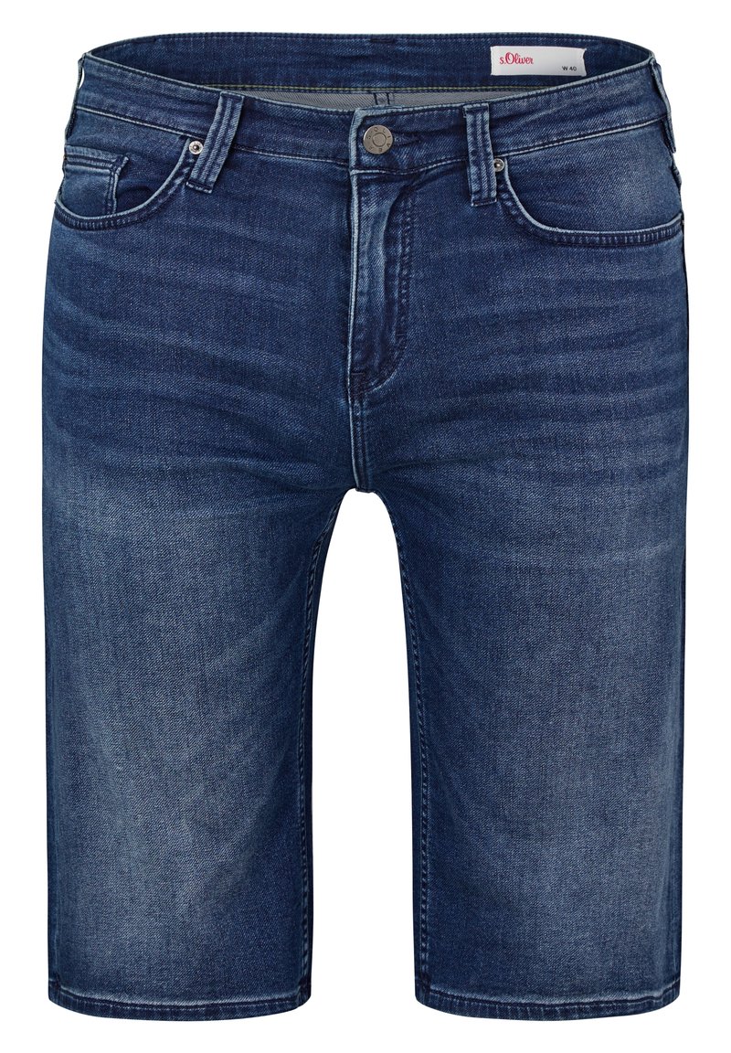 s.Oliver Jeansshort donkerblauw denim