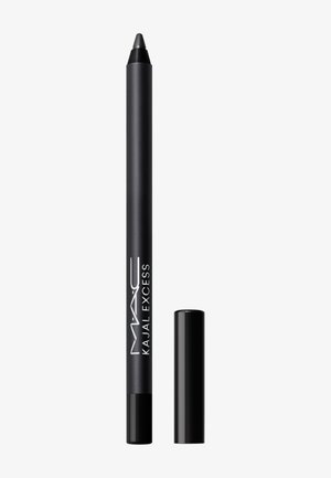 Crayon eyeliner MAC Kajal Excess noir avec le capuchon retiré, montrant la pointe taillée.