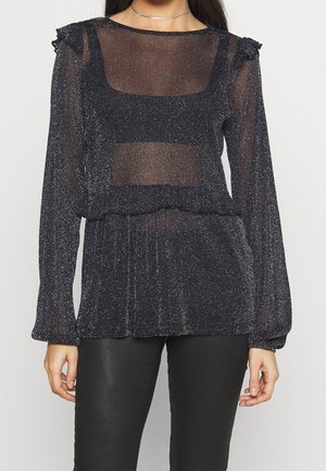 Blus - metallic black