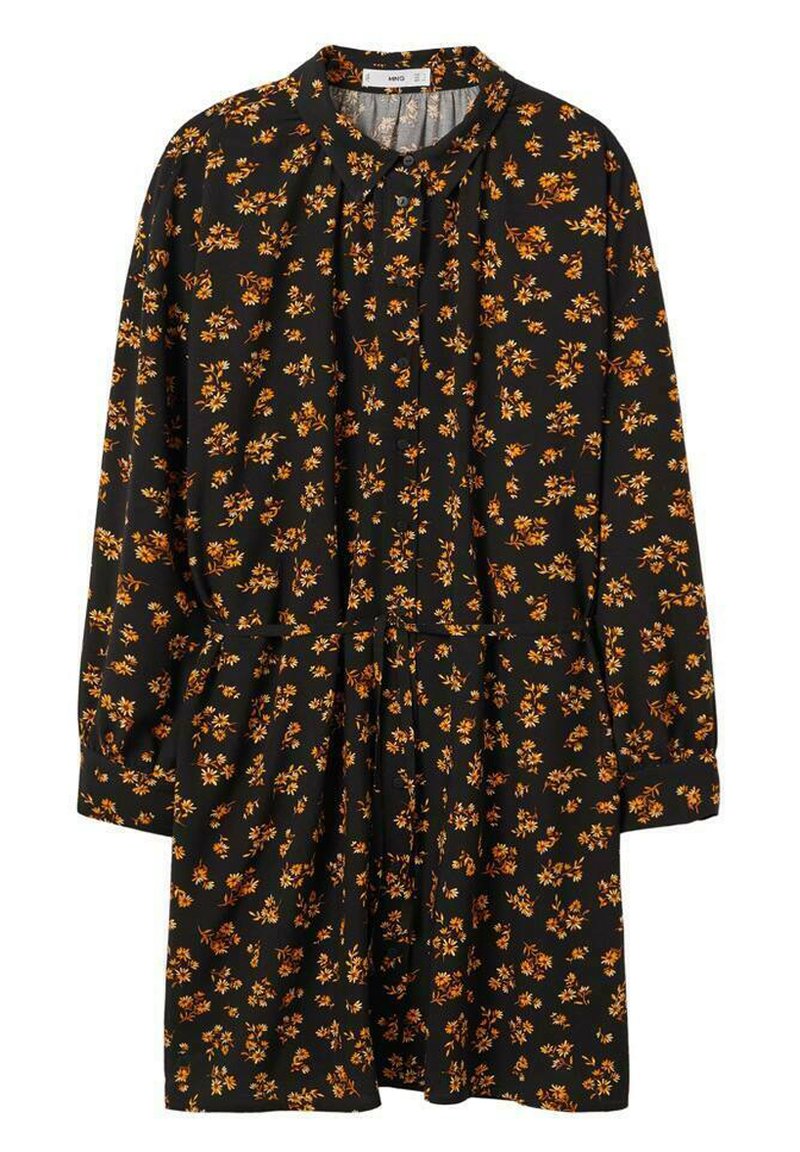 Mango Blousejurk zwart Mango Blousejurk zwart