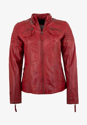 7eleven ZIZA - Lederjacke - rot