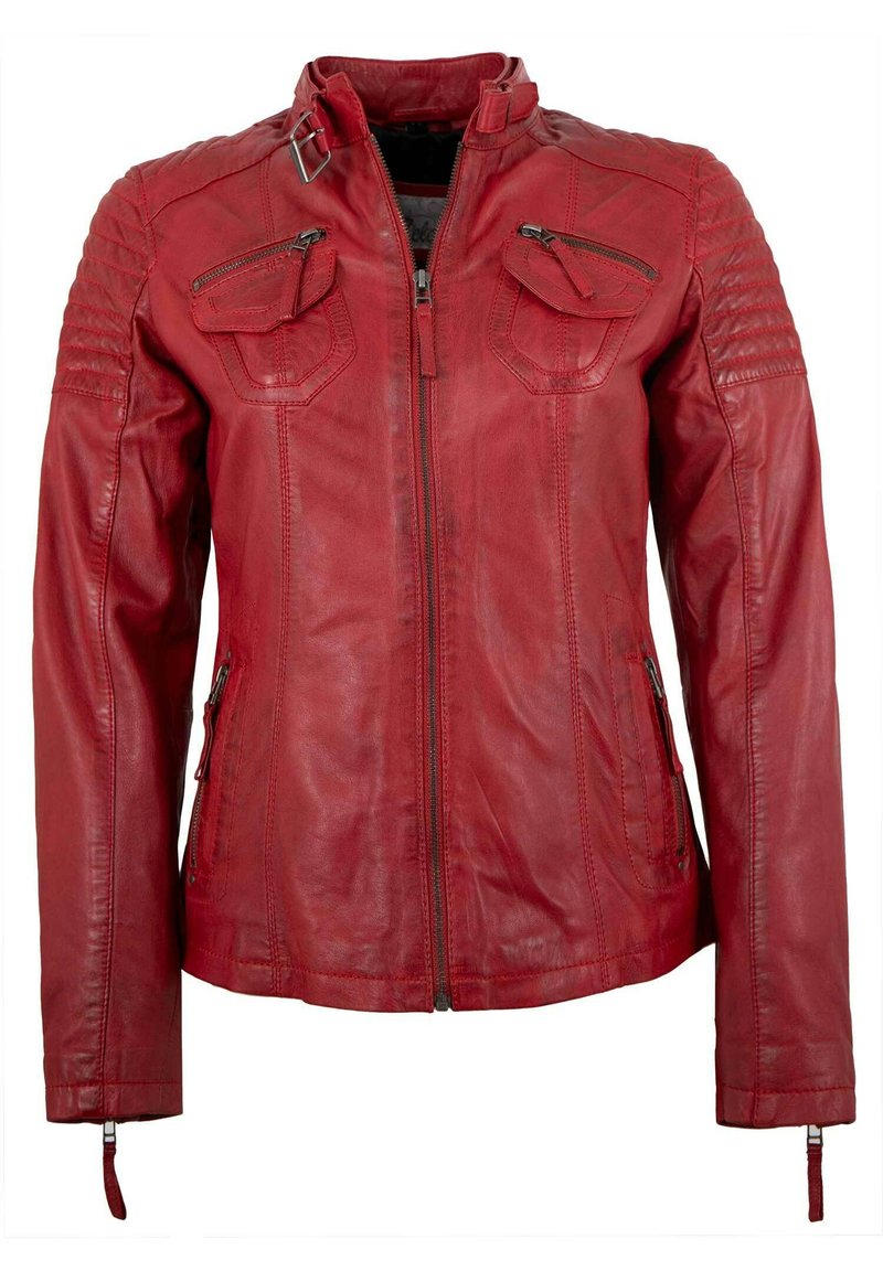 7eleven ZIZA - Lederjacke - rot