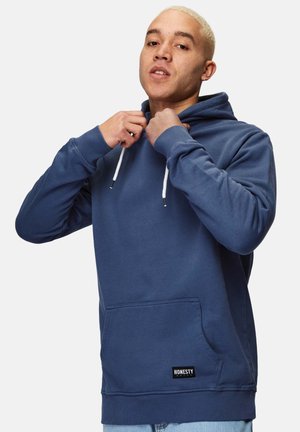 Honesty Rules HOODED SWEAT BASIC - Hættetrøje - blue