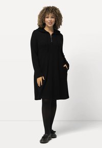 Ulla Popken Pletené šaty - black