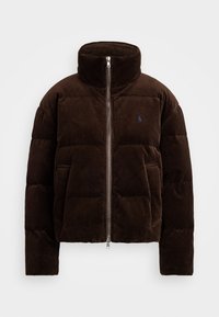 QUILTED CORDUROY DOWN JACKET - Μπουφάν με πούπουλα - dark beech