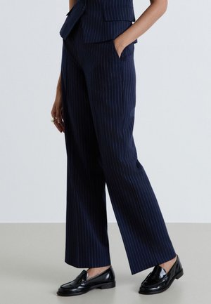 Calliope, PANTALONE LUNGO FANTASIA - Stoffhose - var blu notte