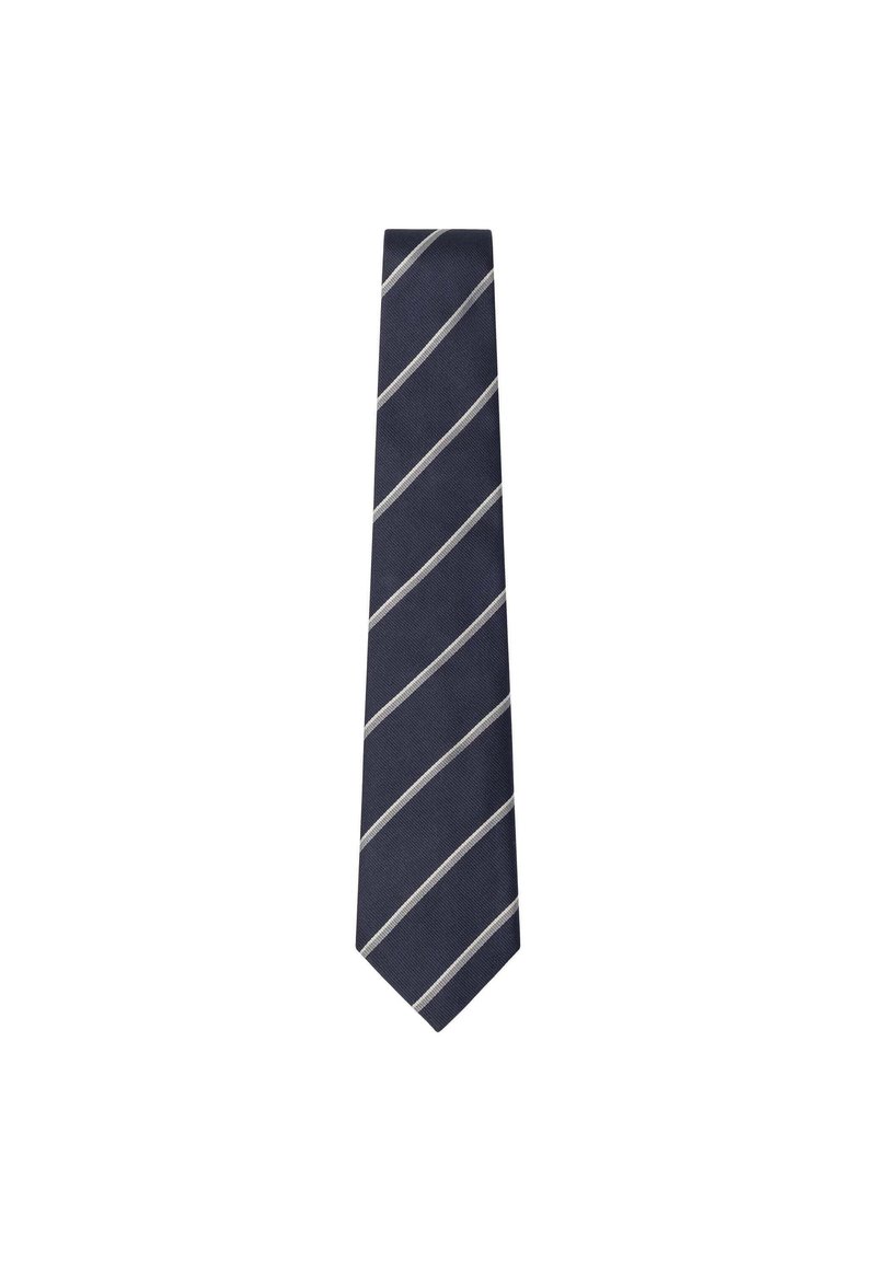 Hackett London UNEVEN FINE STR - Krawatte - ink blue