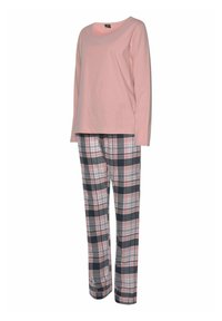 H.I.S SET - Pyjama set - lila/blau/rosa kariert