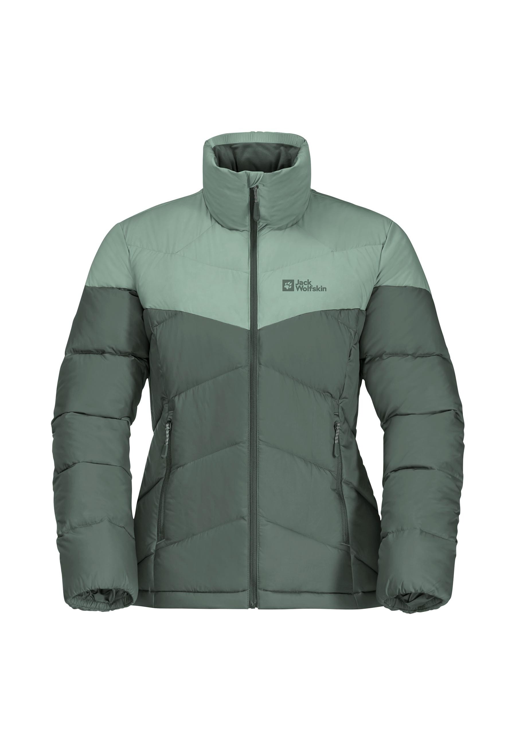 Jack Wolfskin HERZBERG Down jacket hedge green/green Zalando