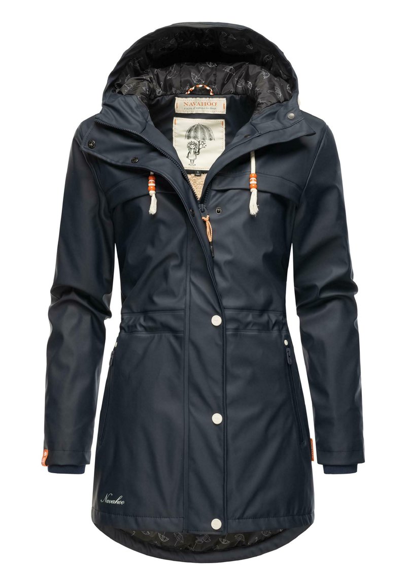 Navahoo Winter Regen Jacke Navahoo Damen Regen Jacke Parka Mantel