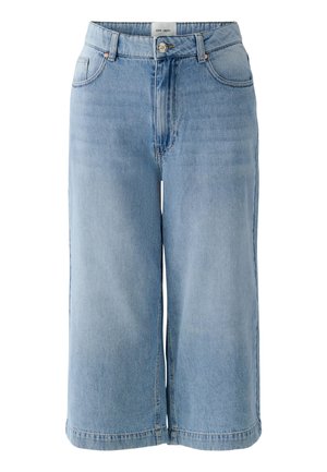 Oui, CULOTTE - Wide Leg - light blue demin