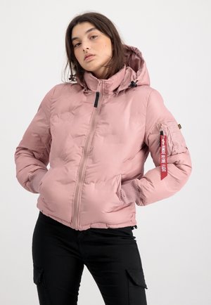 Winterjacke - silver pink