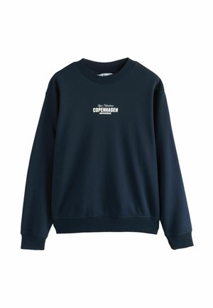 GRAPHIC CREW NECK - Melegítőfelső - navy blue