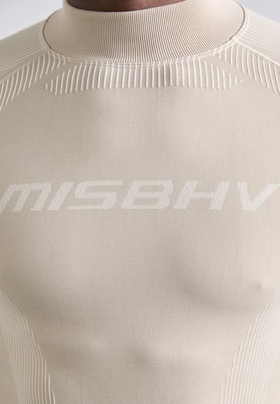 MISBHV Potiskana majica - beige