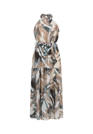 Cloud 5ive, MAXI CHOKER DRESS - Maxikleid - beige