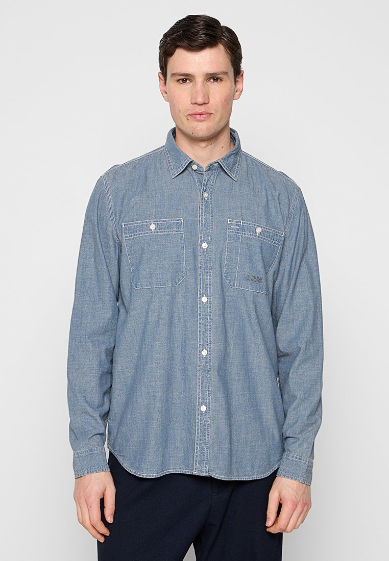 Barbour International Overhemd blauw