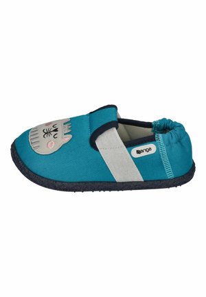 Nanga, NANGA KINDER HAUSSCHUHE MIEZEKATZE 2.0 TÜRKIS UNISEX - Slippers - türkis