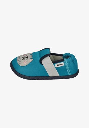 Nanga, NANGA KINDER HAUSSCHUHE MIEZEKATZE 2.0 TÜRKIS UNISEX - Slippers - türkis