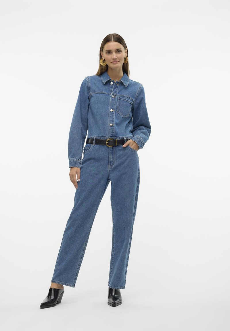 Vero Moda Jumpsuit blauw denim/bluedenim