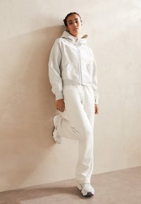 lululemon SCUBA OVERSIZED FULL-ZIP - Felpa con zip - heathered core ultra light grey