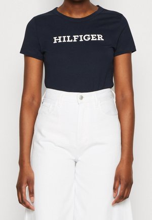 T-shirt print - dark blue