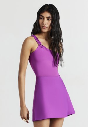 A-line skirt - ciclamino