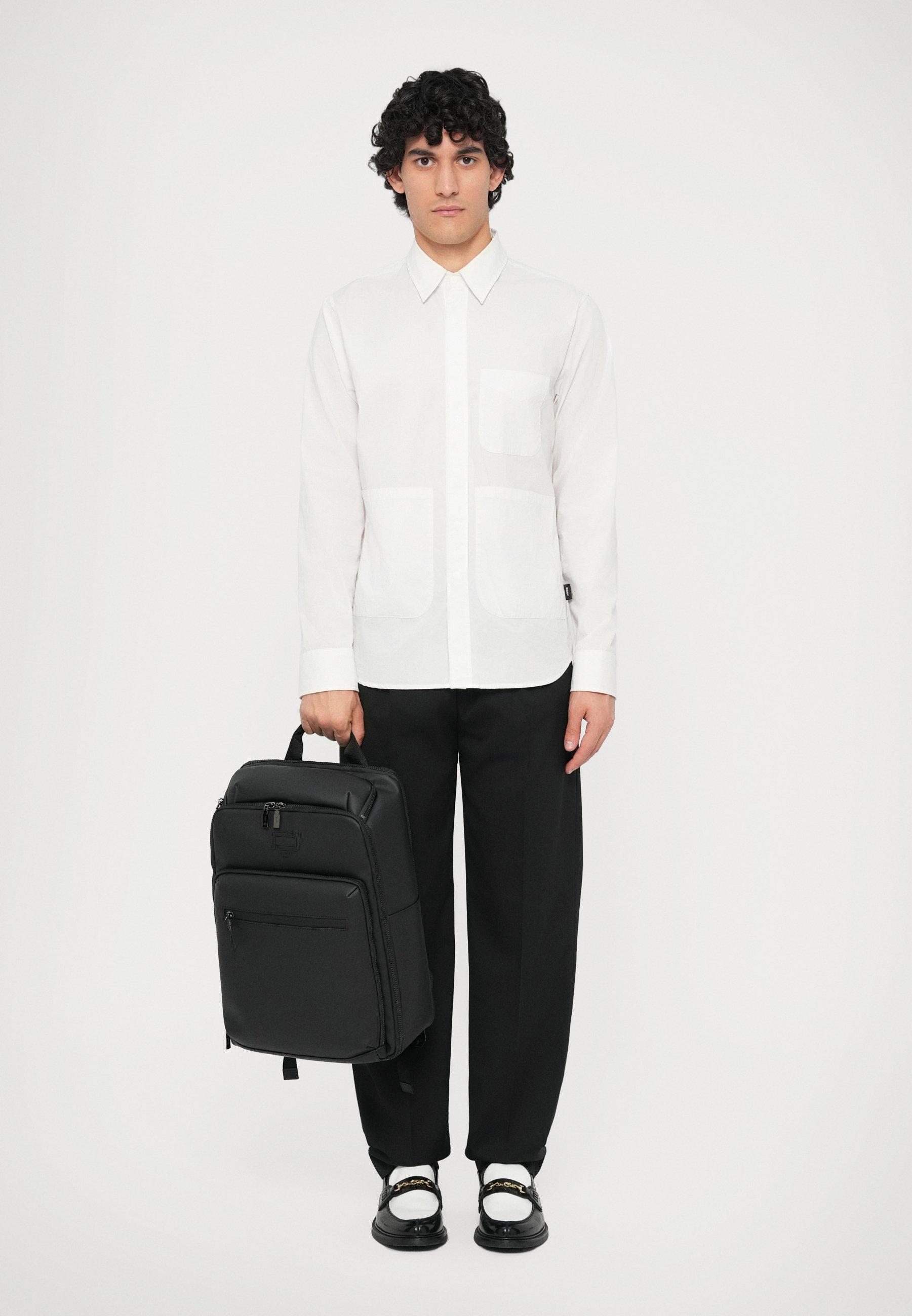 Lancel RUBBER CONVERT UNISEX Backpack black Zalando