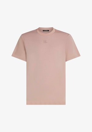 KARL LAGERFELD, MONOGRAM - T-shirt basic - woodrose