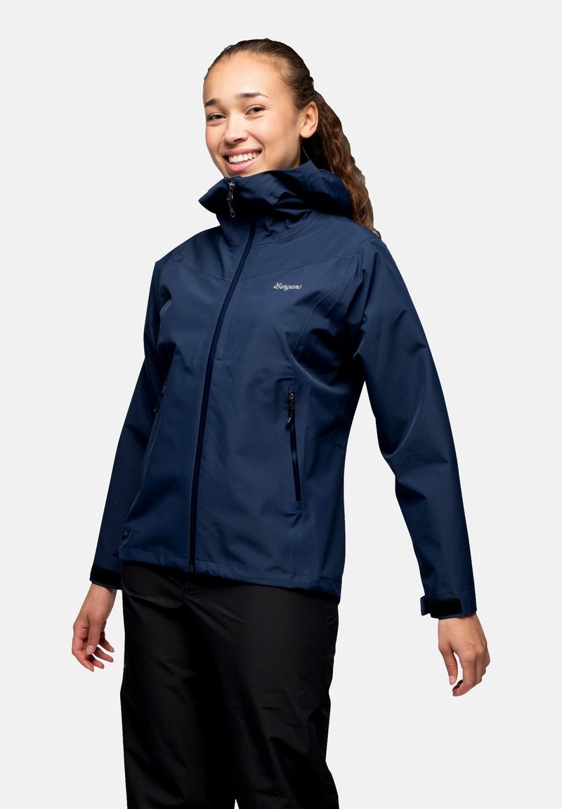 Bergans of Norway ESSENTIALS SHELL KAPUZEN - Szabadtéri dzseki - blau