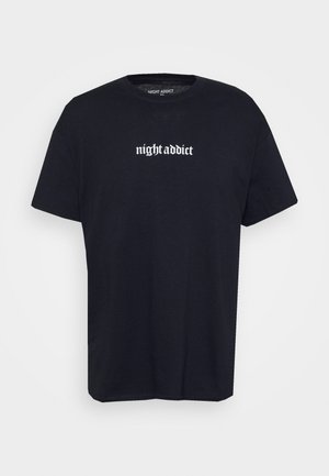 Night Addict BURN - T-shirt imprimé - black