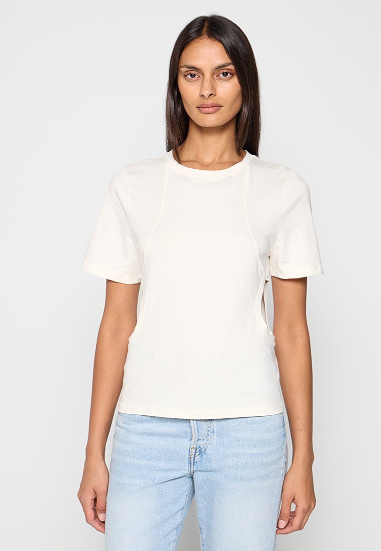 Desigual T-shirt basic wit Desigual T-shirt basic wit