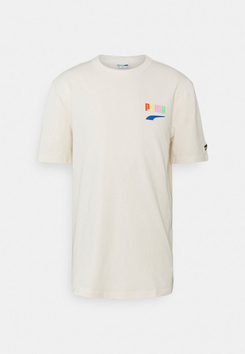 Puma DOWNTOWN GRAPHIC TEE - Printtipaita - eggnog