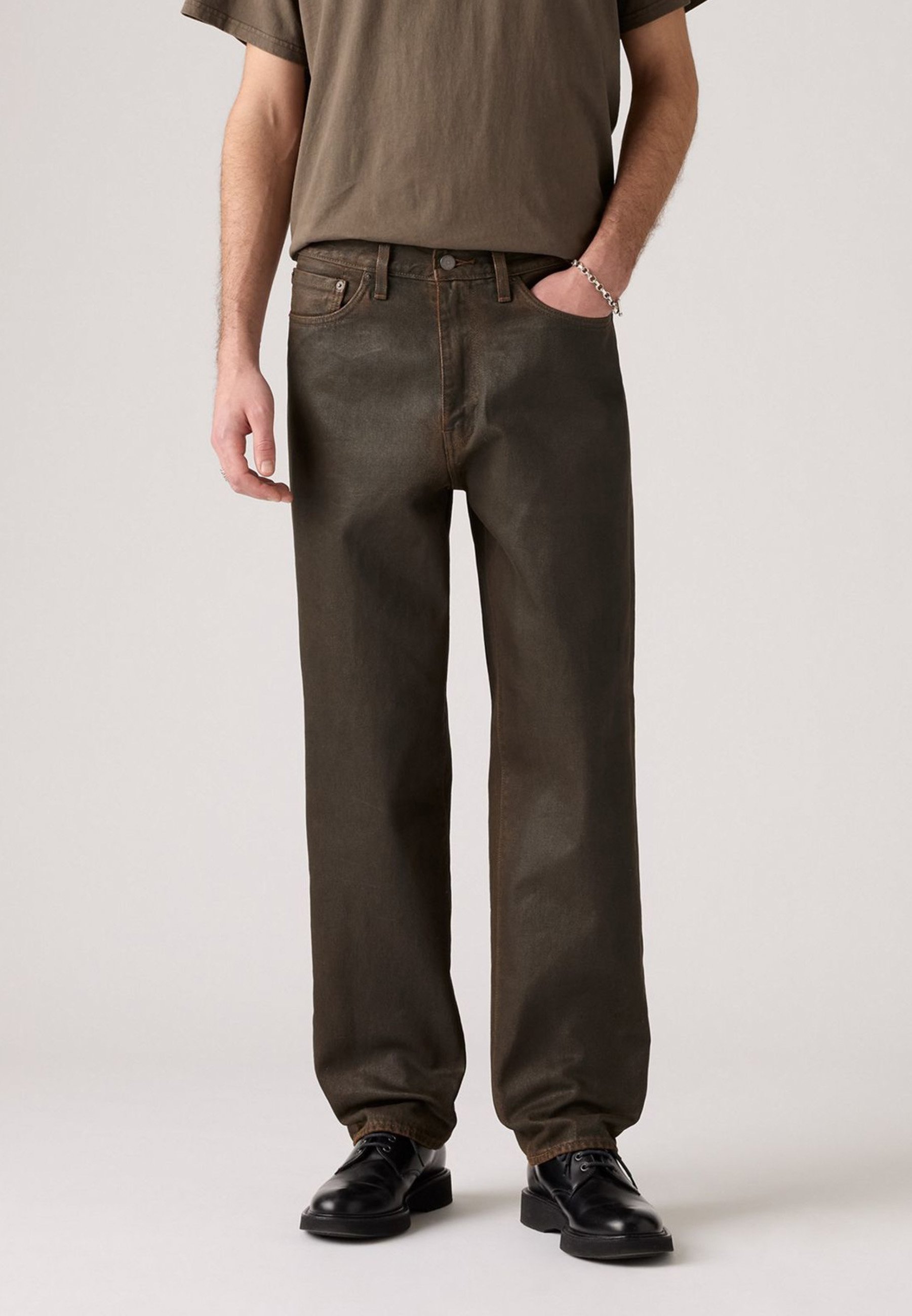 Levi's® 568® STAY LOOSE - Loose Jeans - brown wood journal coated