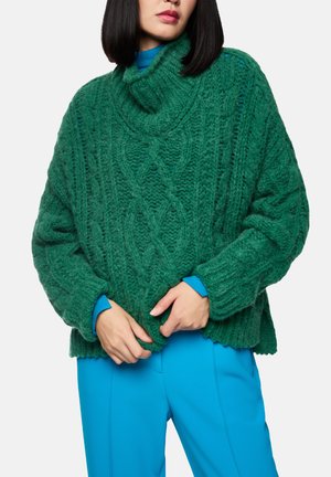 IN GERMANY - Strickpullover - dark jade green