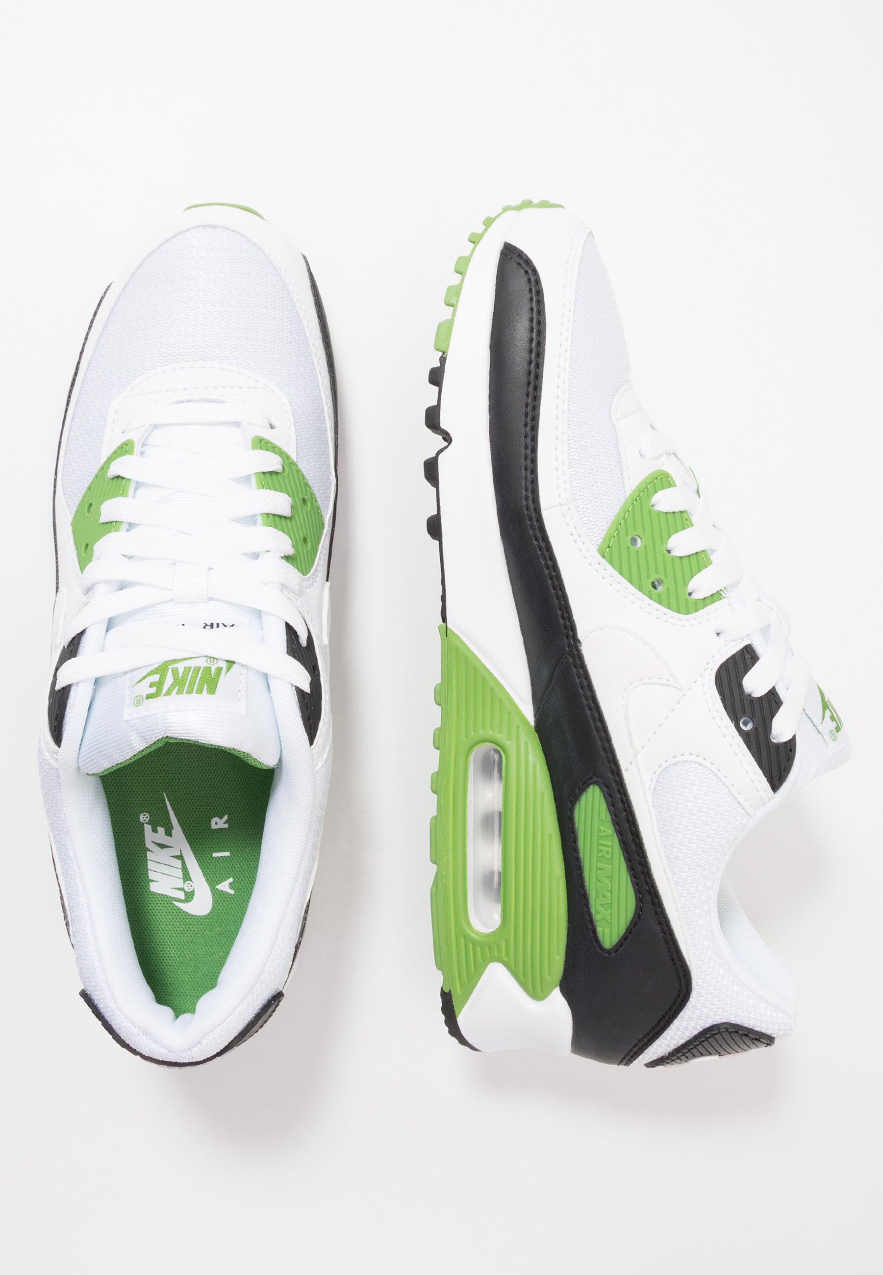 nike air max 90 white black white