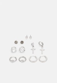 UNISEX 6 PACK - Pendientes - silver-coloured