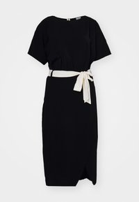 DOLMAN WRAP - Juhlamekko - black/eggshell