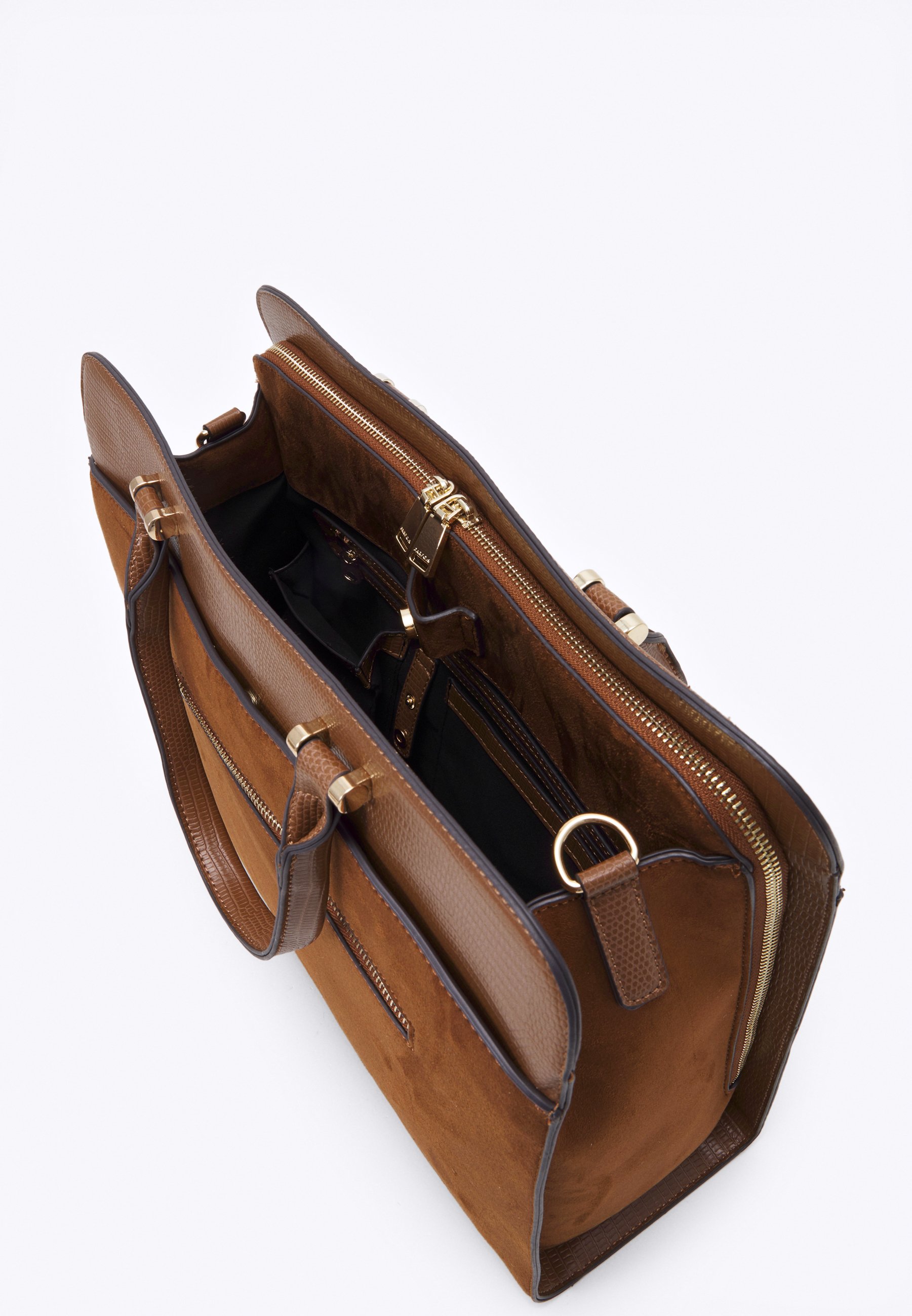 sac ordinateur marron